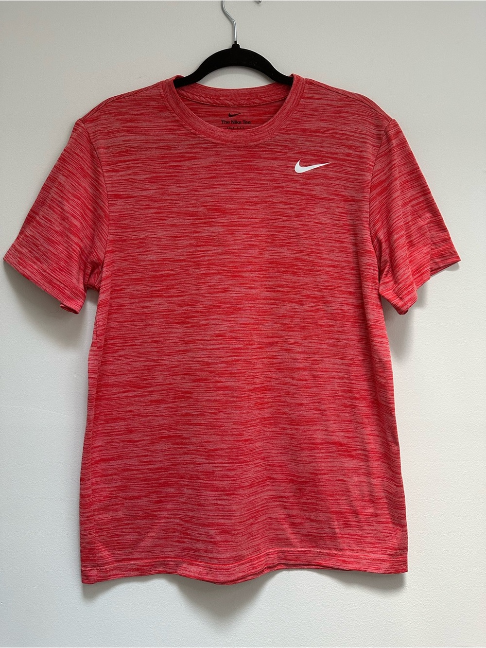Nike Men's Heather Red Short Sleeve Performance Tee